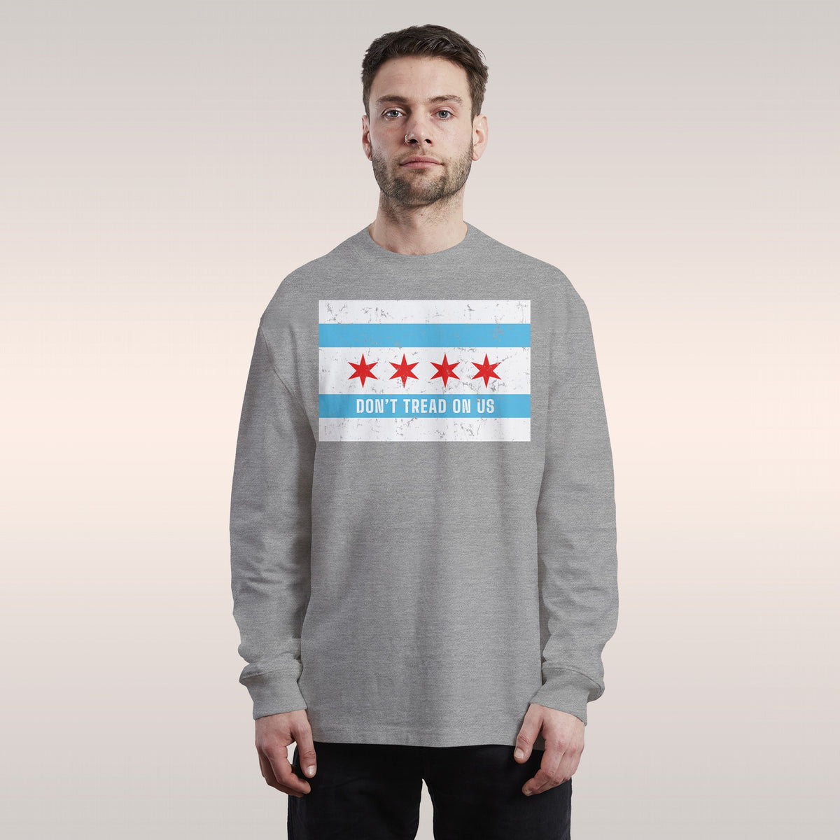 Chicago Gadsden Flag Long Sleeve T-shirt