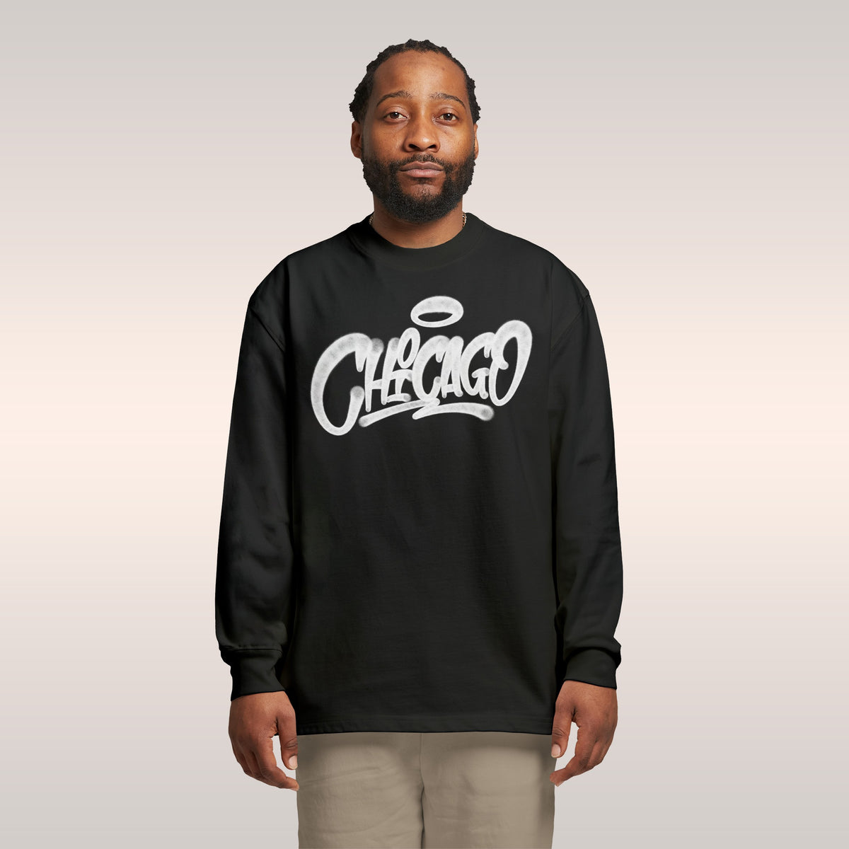 Chicago Handstyle Long Sleeve T-shirt