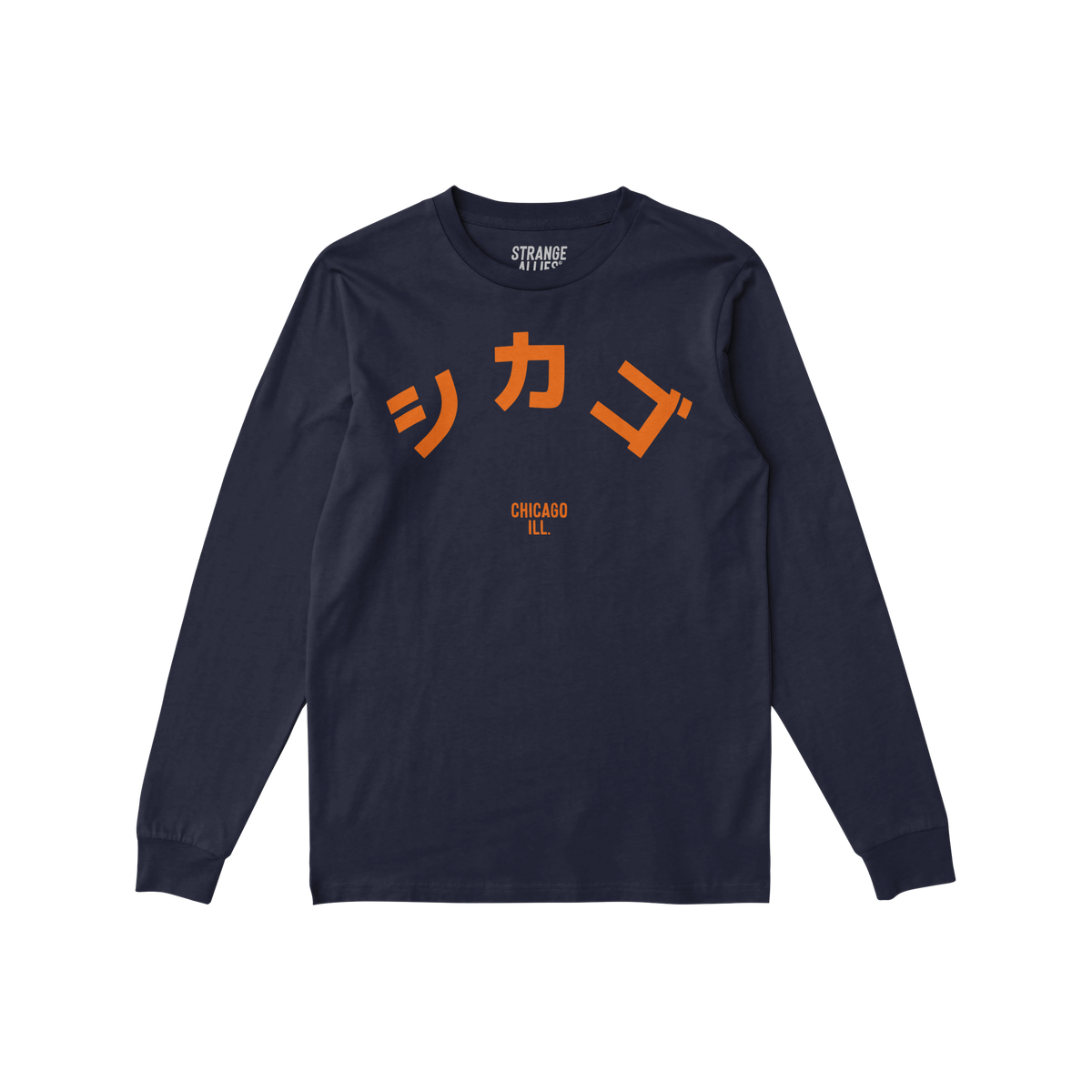 Chicago Japanese Long Sleeve T-shirt