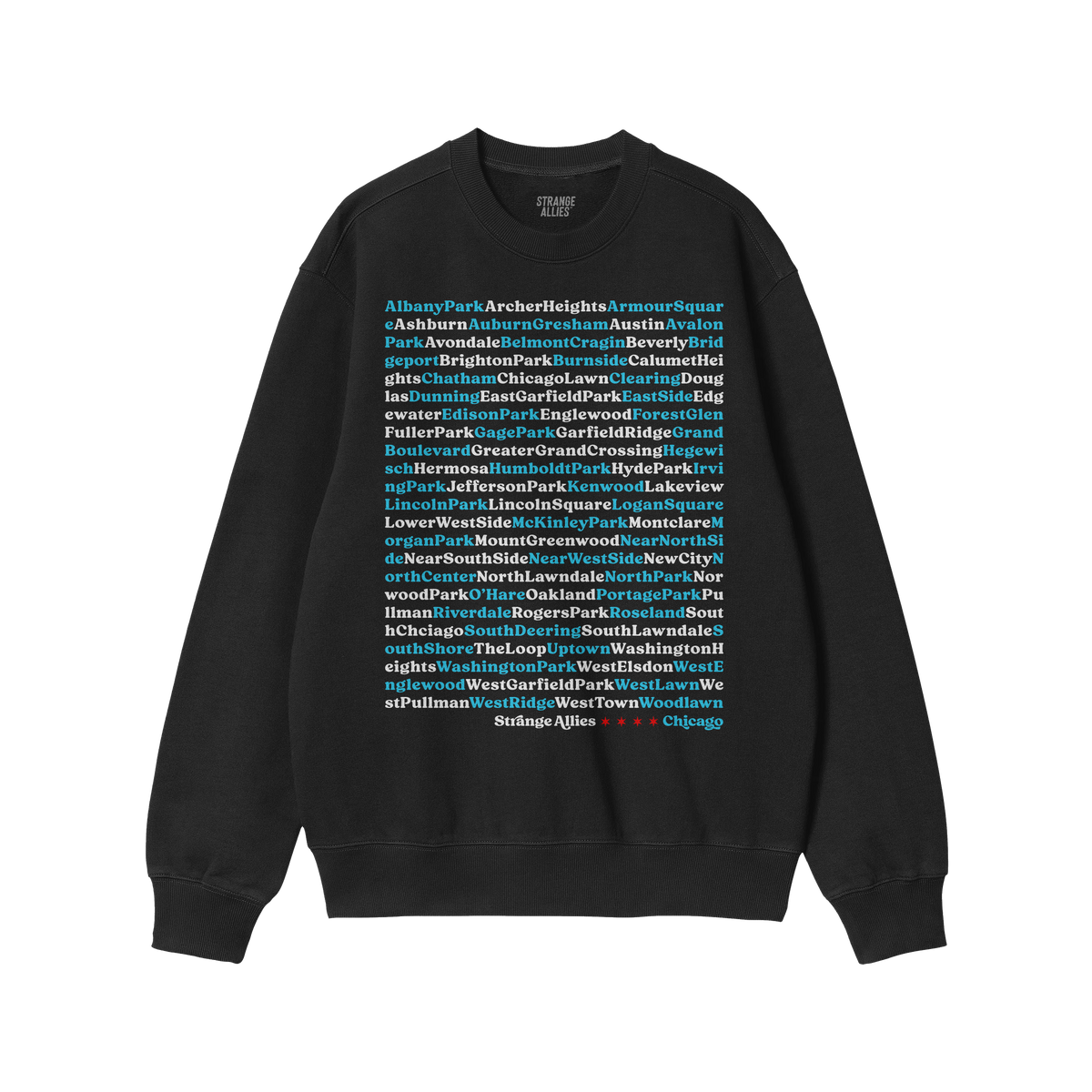 Chicago Neighborhoods Sweatshirt