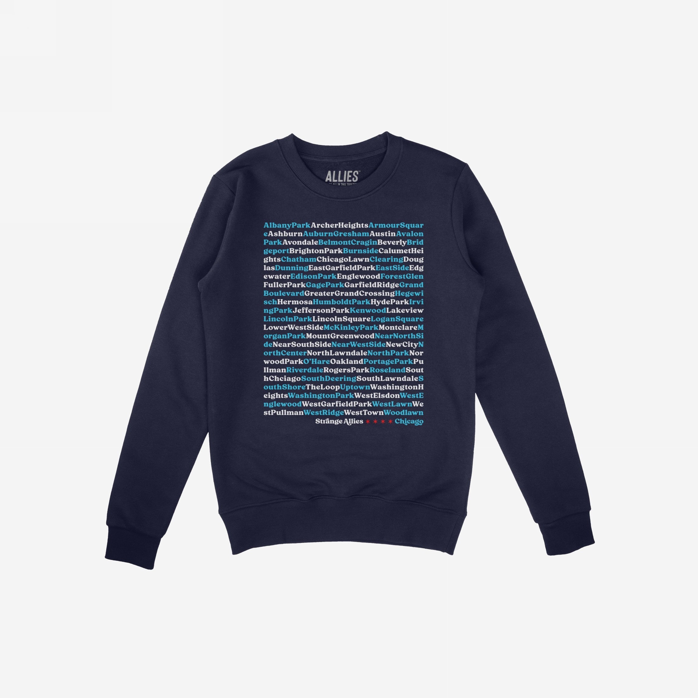 Chicago Neighborhoods Sweatshirt