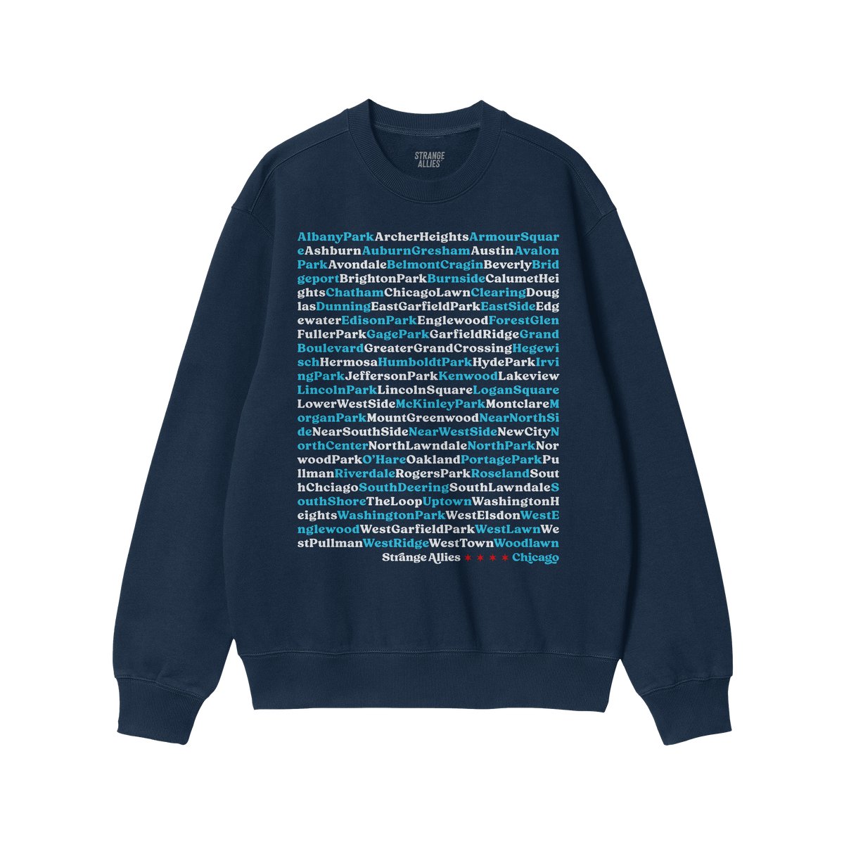 Chicago Neighborhoods Sweatshirt