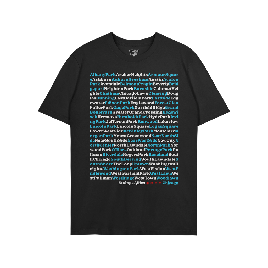 Chicago Neighborhoods T-shirt