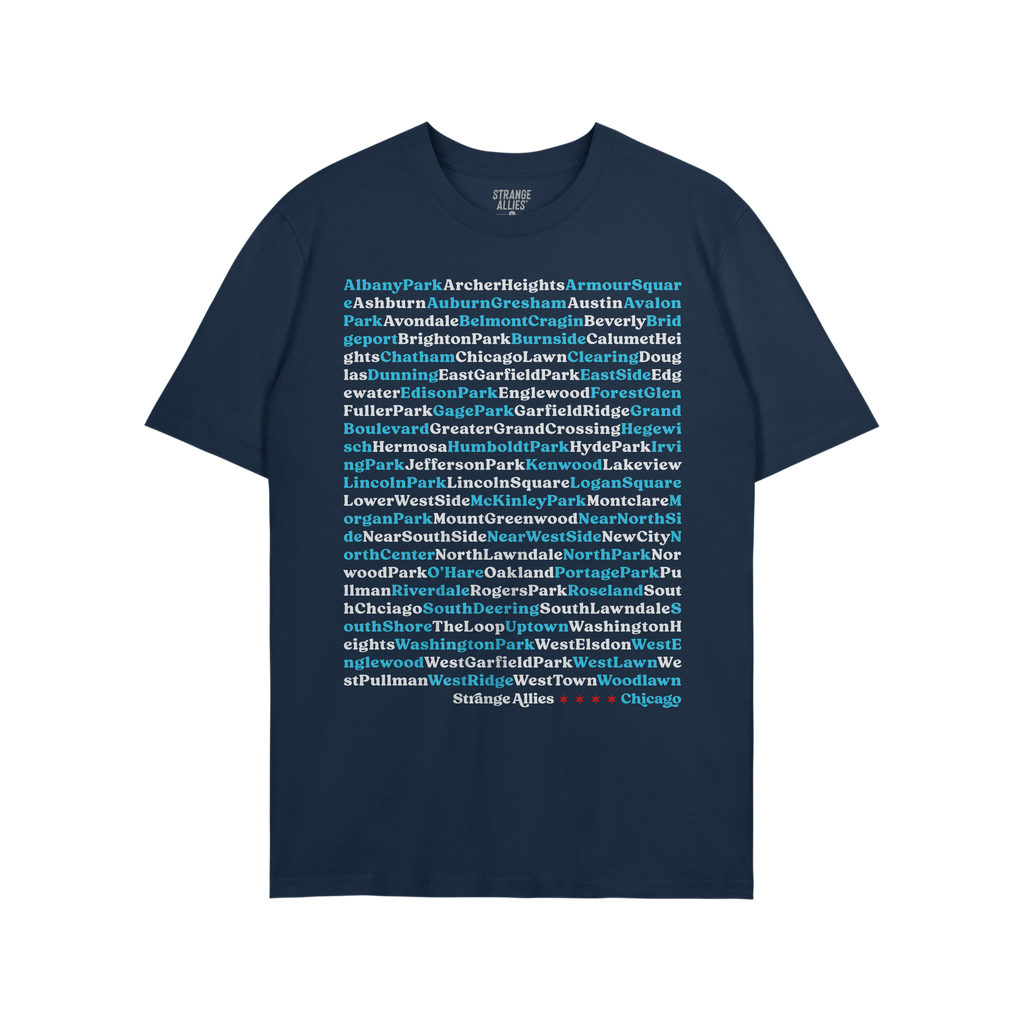 Chicago Neighborhoods T-shirt