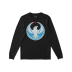 Chicago Rebel Alliance T-shirt features a distressed-style peregrine falcon graphic with a red star, embodying anti-fascist a