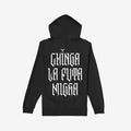 Chinga La Migra Hoodie features bold Old English-style text on the back, emphasizing resistance against oppression. The design embodies streetwear's raw truth, making a powerful statement against injustice.