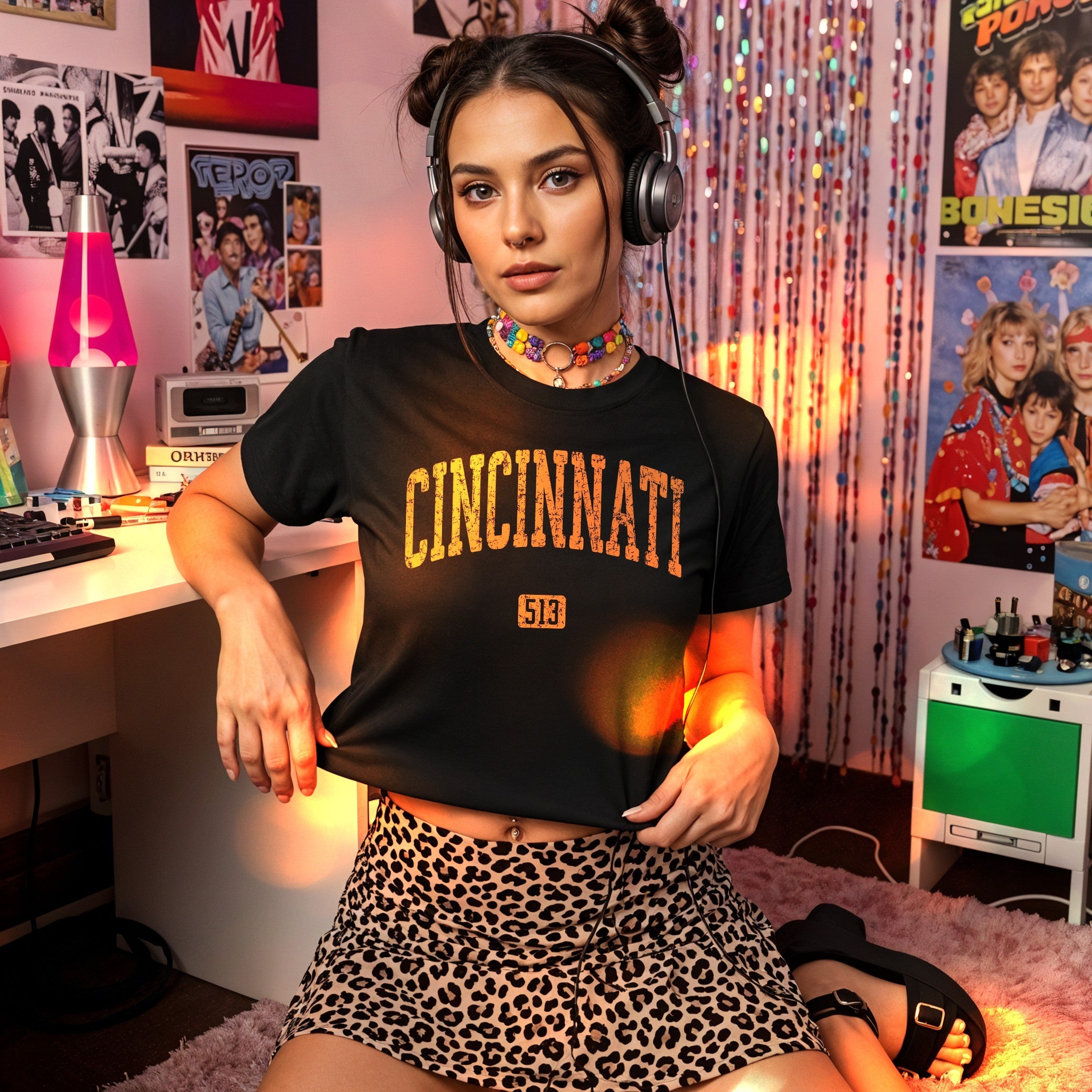 Cincinnati 513 Women's Baby Tee