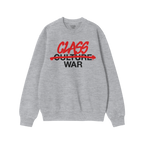 Class War Shirt with “CLASS” and “WAR” boldly printed over a red stroke, symbolizing defiance against Culture War. Id