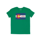 Colorado No Kings Flag Shirt features a stylized Colorado flag with the phrase NO KINGS NO MASTERS, symbolizing rebellion and