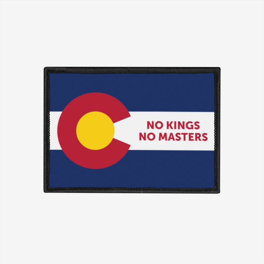 Colorado Flag No Kings Patch