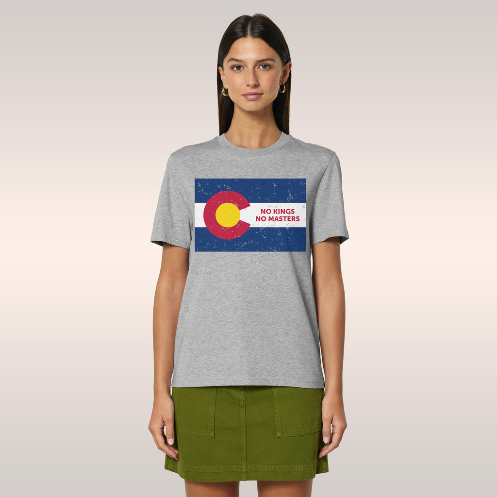 Colorado No Kings Flag T-shirt