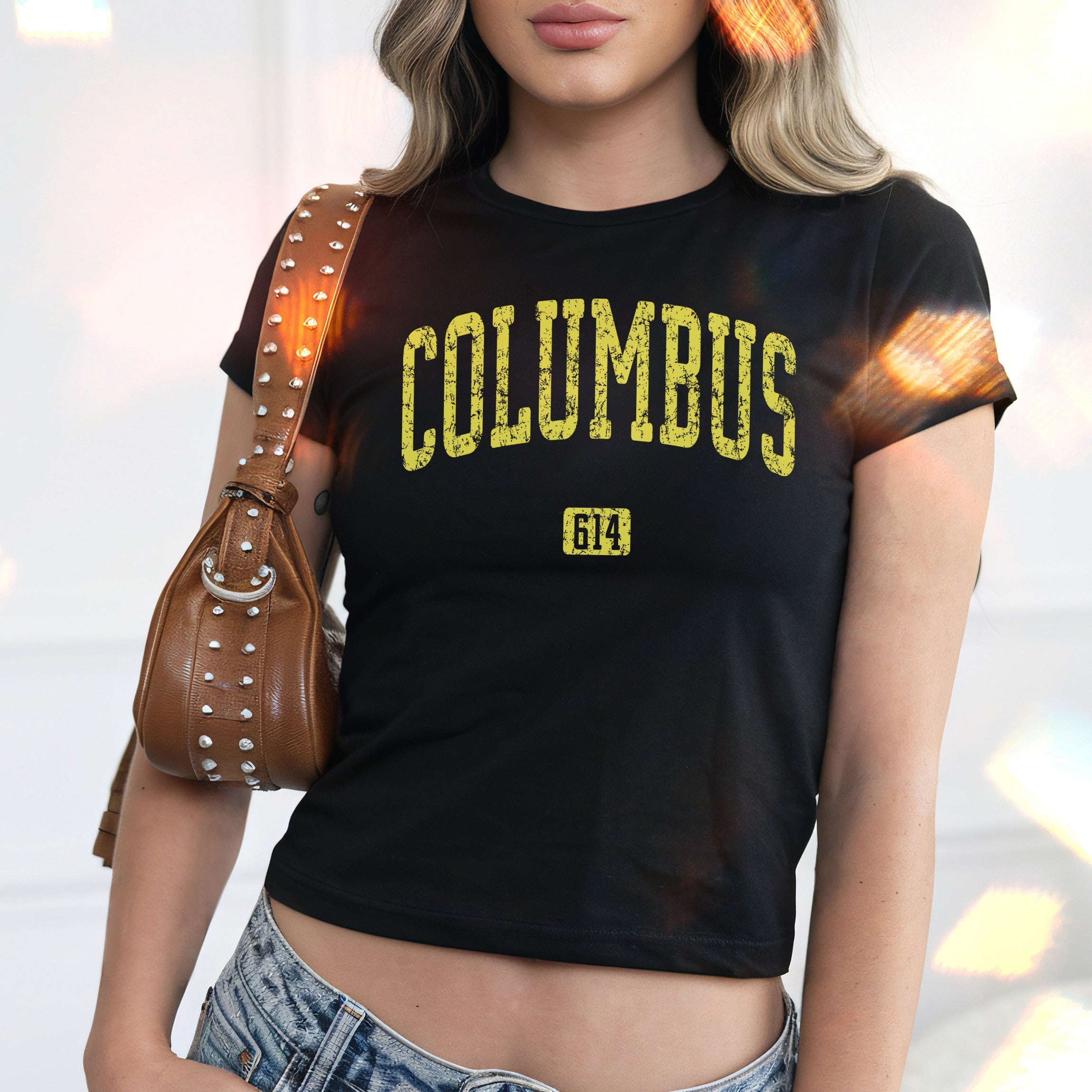 Columbus 614 Women's Baby Tee