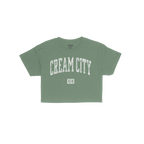 Cream City 414 Milwaukee Crop Top