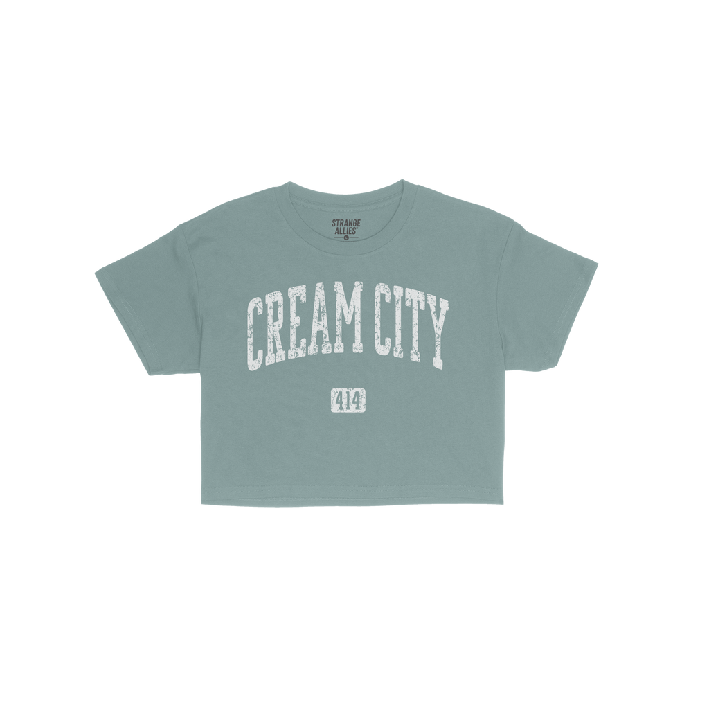 Cream City 414 Milwaukee Crop Top