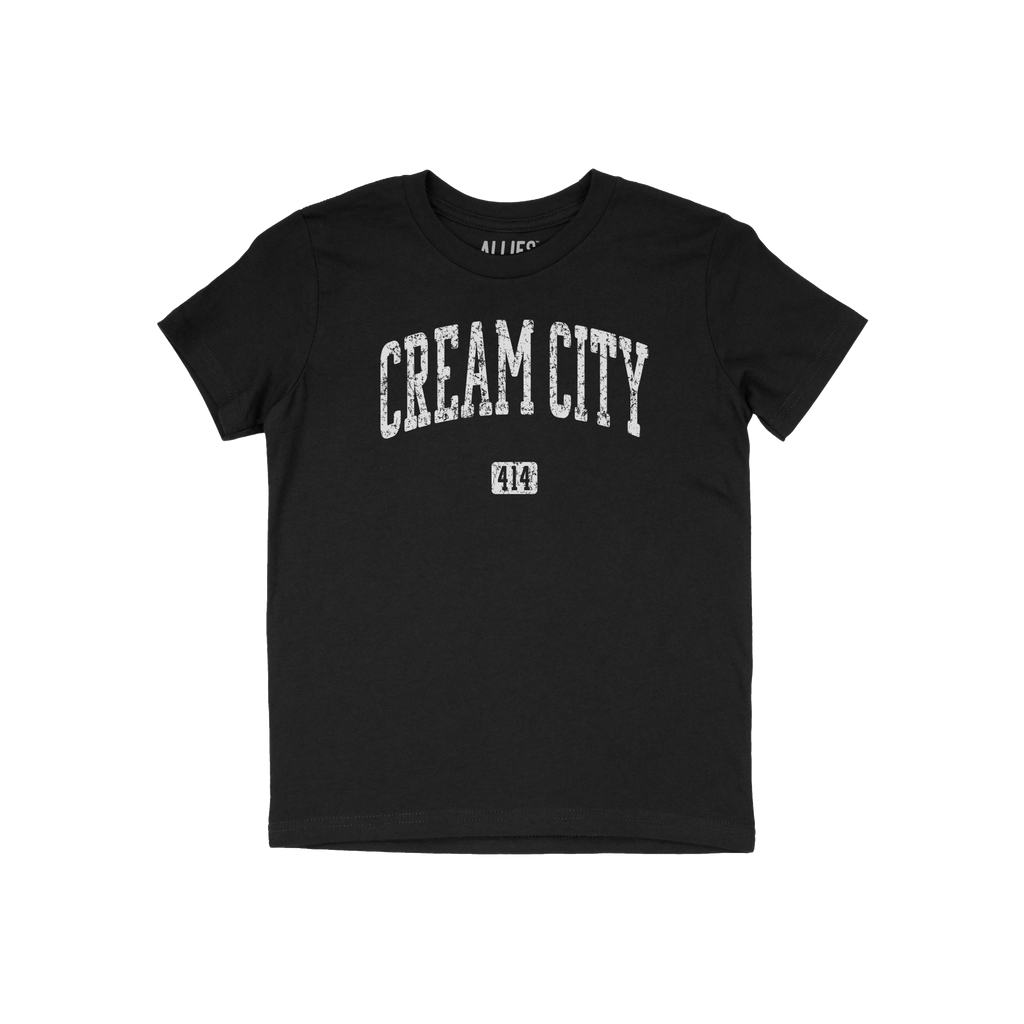Cream City 414 Milwaukee Kids T-shirt