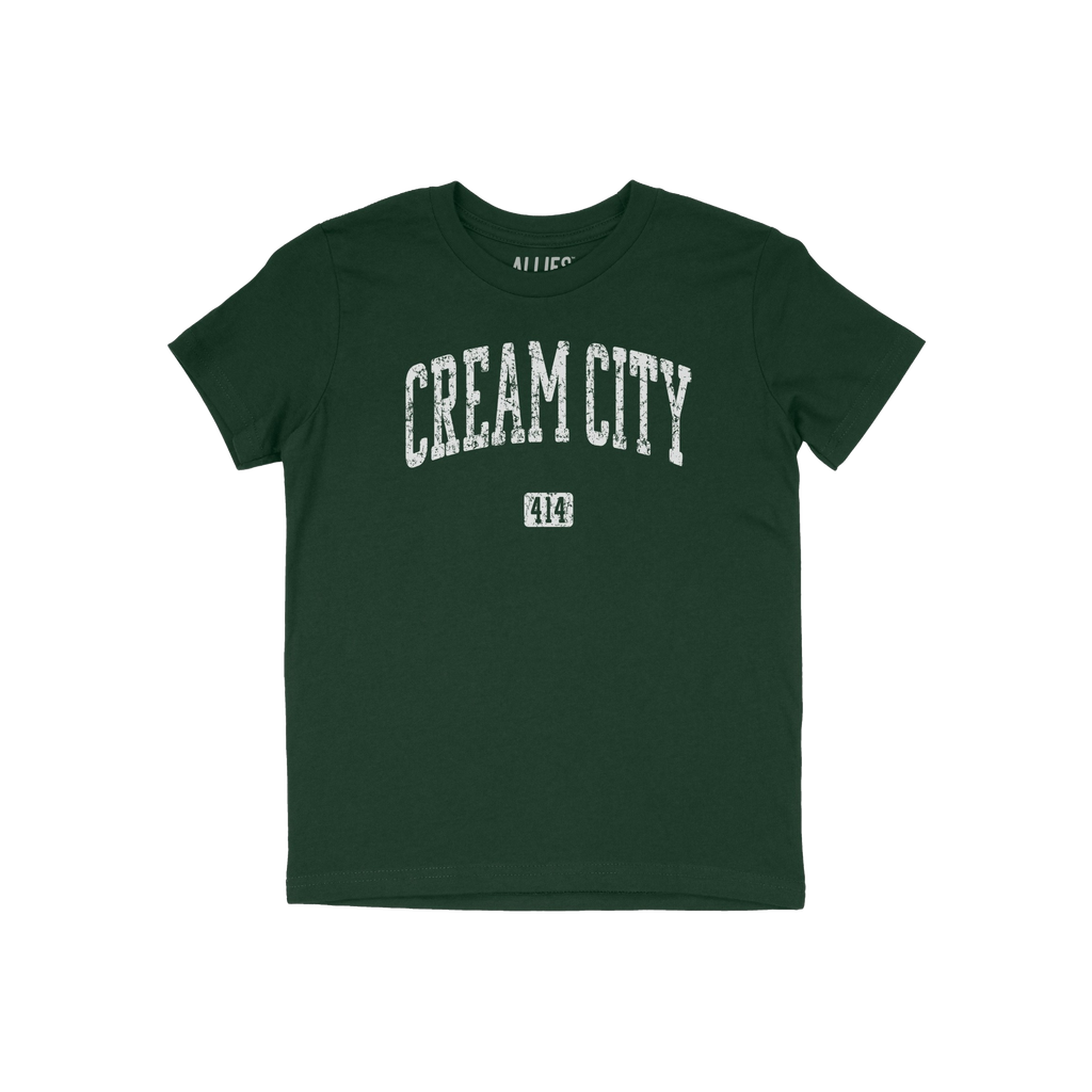 Cream City 414 Milwaukee Kids T-shirt