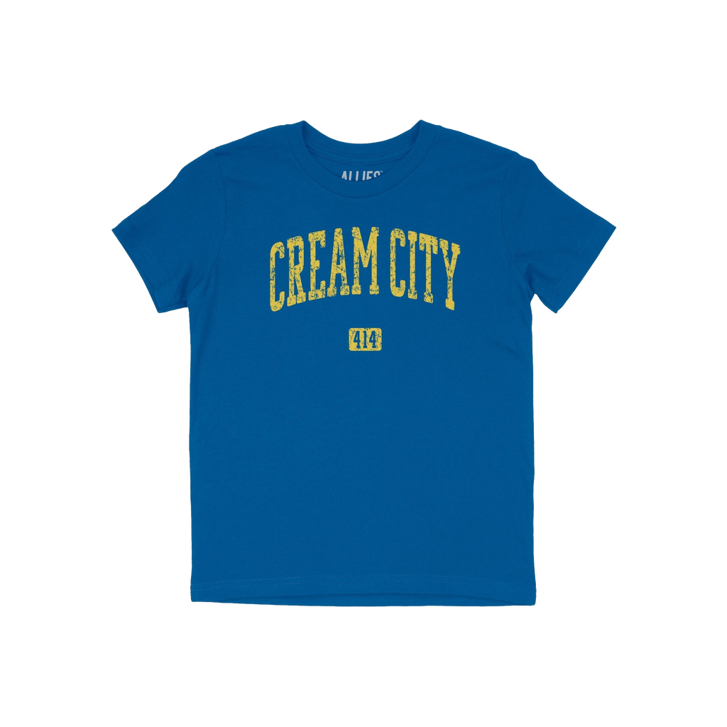 Cream City 414 Milwaukee Kids T-shirt