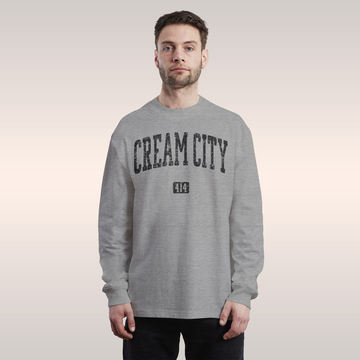 Cream City 414 Milwaukee Long Sleeve T-shirt