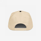 Rear view of the Custom Anti-Fascist 5-Panel Hat, showcasing its adjustable snapback closure and six-panel construction. The hat is designed for personalization, reflecting activism and personal expression.