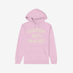 Custom Anti-Fascist Hoodie with CUSTOM ANTI FASCIST text on front, showcasing personalizable message for activists. Ideal for expressing values against fascism in a cozy, midweight design.