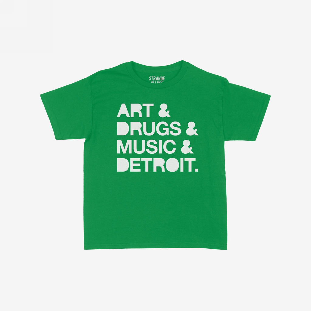 Detroit Art Drugs Music Women's Baby Tee
