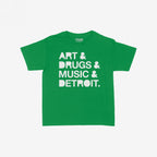 Detroit Art Drugs Music Women's Baby Tee