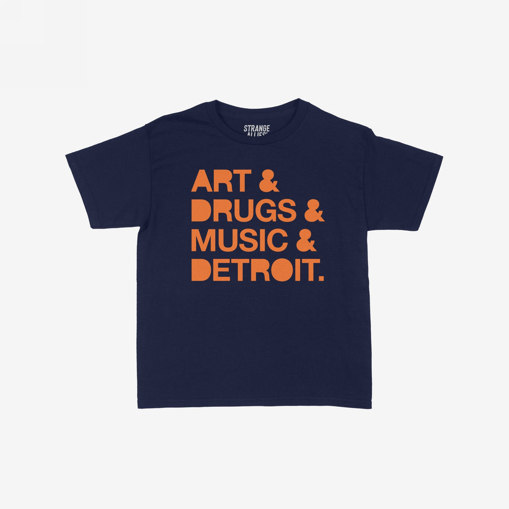 Detroit Art Drugs Music Women's Baby Tee