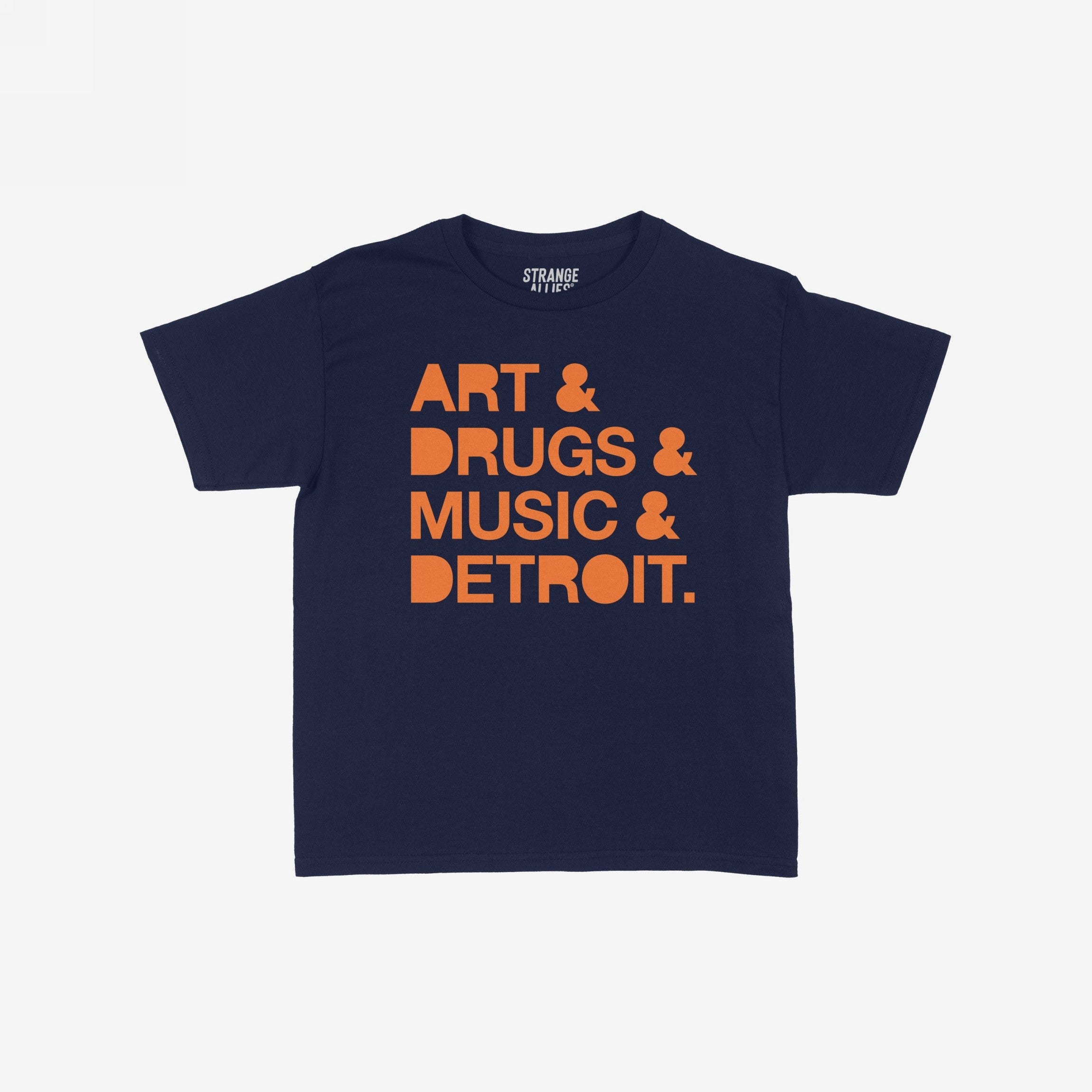 Detroit Art Drugs Music Women's Baby Tee