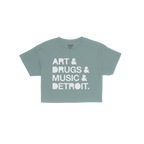 Detroit Art Drugs Music Crop Top