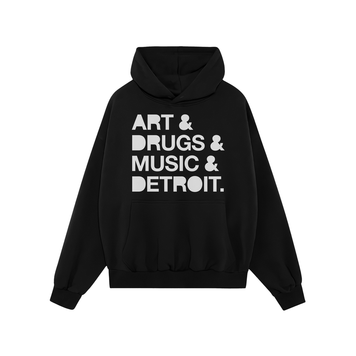 Detroit Art Drugs Music Hoodie