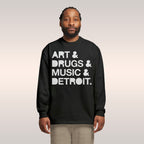Detroit Art Drugs Music Long Sleeve T-shirt