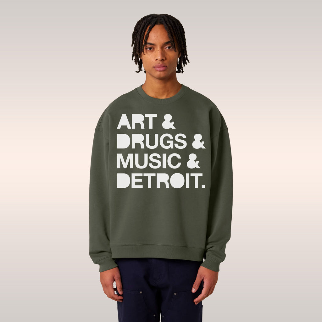 Detroit Art Drugs Music Sweatshirt