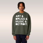 Detroit Art Drugs Music Sweatshirt