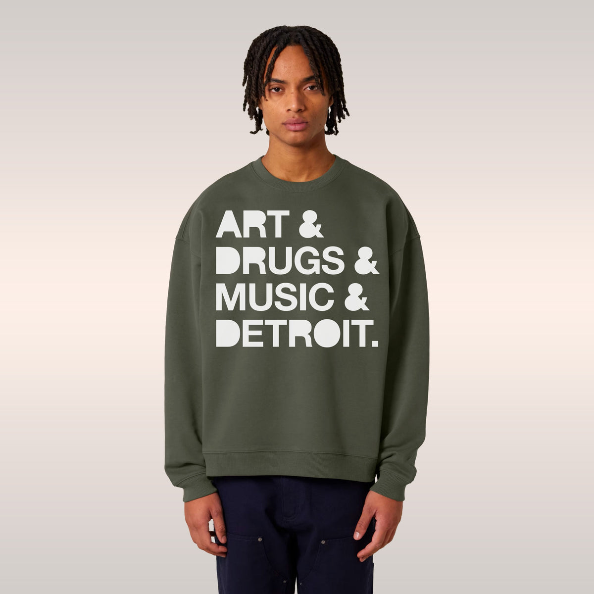 Detroit Art Drugs Music Sweatshirt