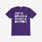 Detroit Art Drugs Music T-shirt
