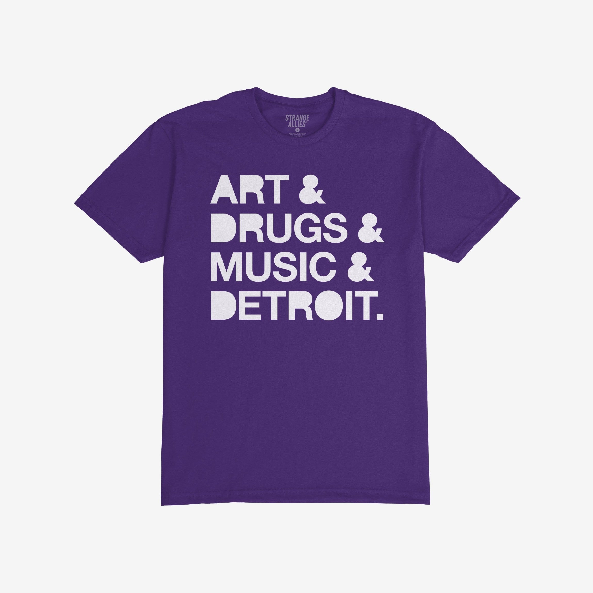 Detroit Art Drugs Music T-shirt
