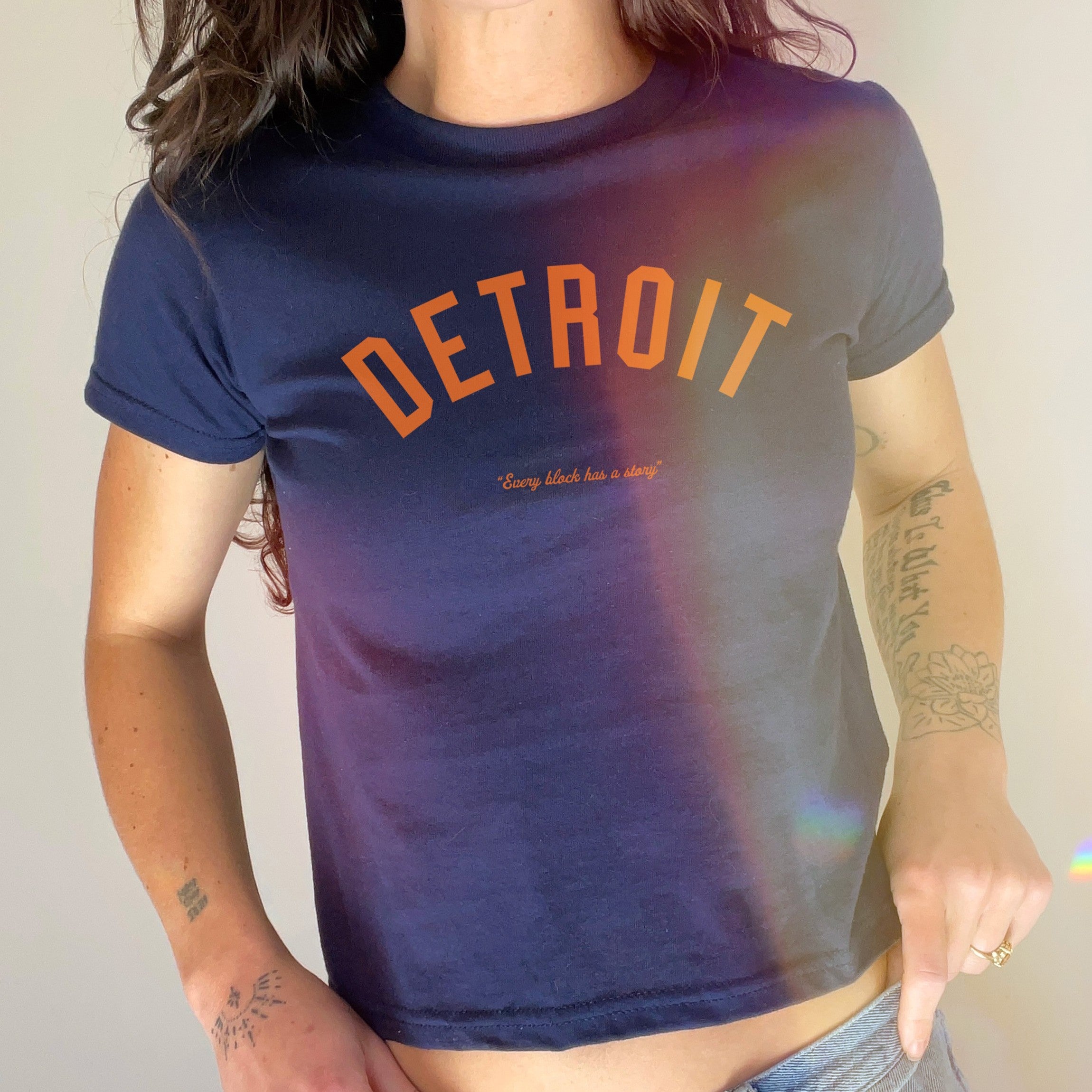 Detroit Story Women's Baby Tee