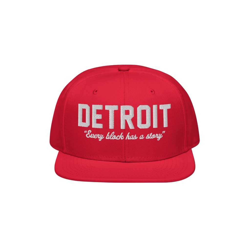 Detroit Story Snapback Hat