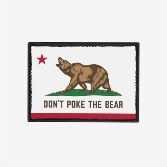 California Don't Poke The Bear Flag Patch