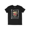 The Dreams T-shirt features vibrant vintage-style florals, a spider-web motif, and slogans encouraging bold living, embodying