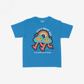 Drugs With Friends Women's Baby Tee featuring playful cartoon clouds under a rainbow, with text IT’S A GREAT DAY and TO DO DRUGS WITH FRIENDS, embodying whimsical, carefree vibes.