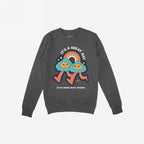 Drugs With Friends Hoodie & Sweatshirt features playful cartoon clouds under a rainbow, exuding whimsical rebellion with the slogan IT’S A GREAT DAY TO DO DRUGS WITH FRIENDS, embodying bold, alternative expression.