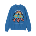 Drugs With Friends Hoodie & Sweatshirt features playful cartoon clouds under a rainbow, exuding whimsical rebellion with the 