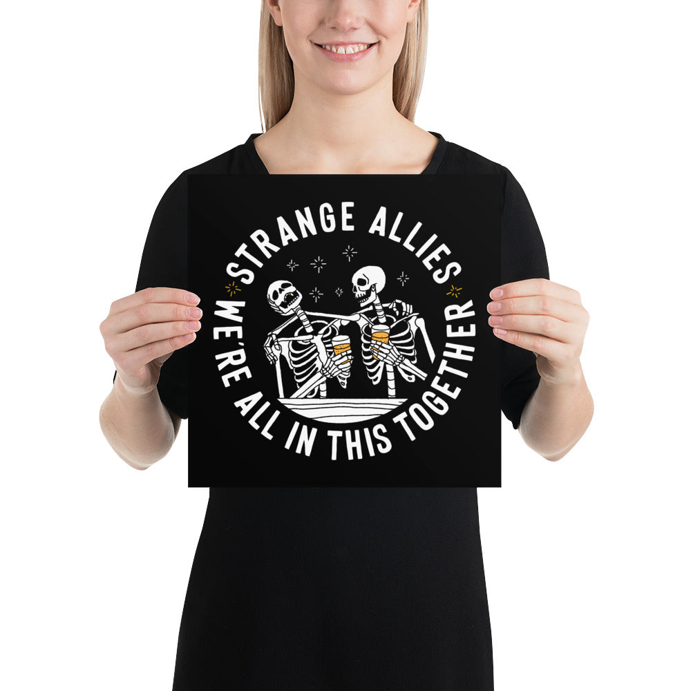 Social Club Giclée Print by Strange Gang