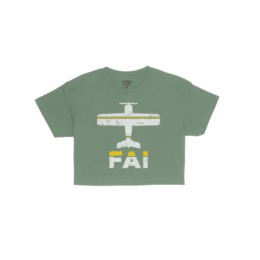 Fairbanks FAI Airport Crop Top