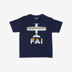 Fairbanks FAI Airport Women's Baby Tee