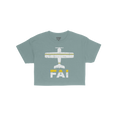Fairbanks FAI Airport Crop Top