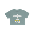Fairbanks FAI Airport Crop Top