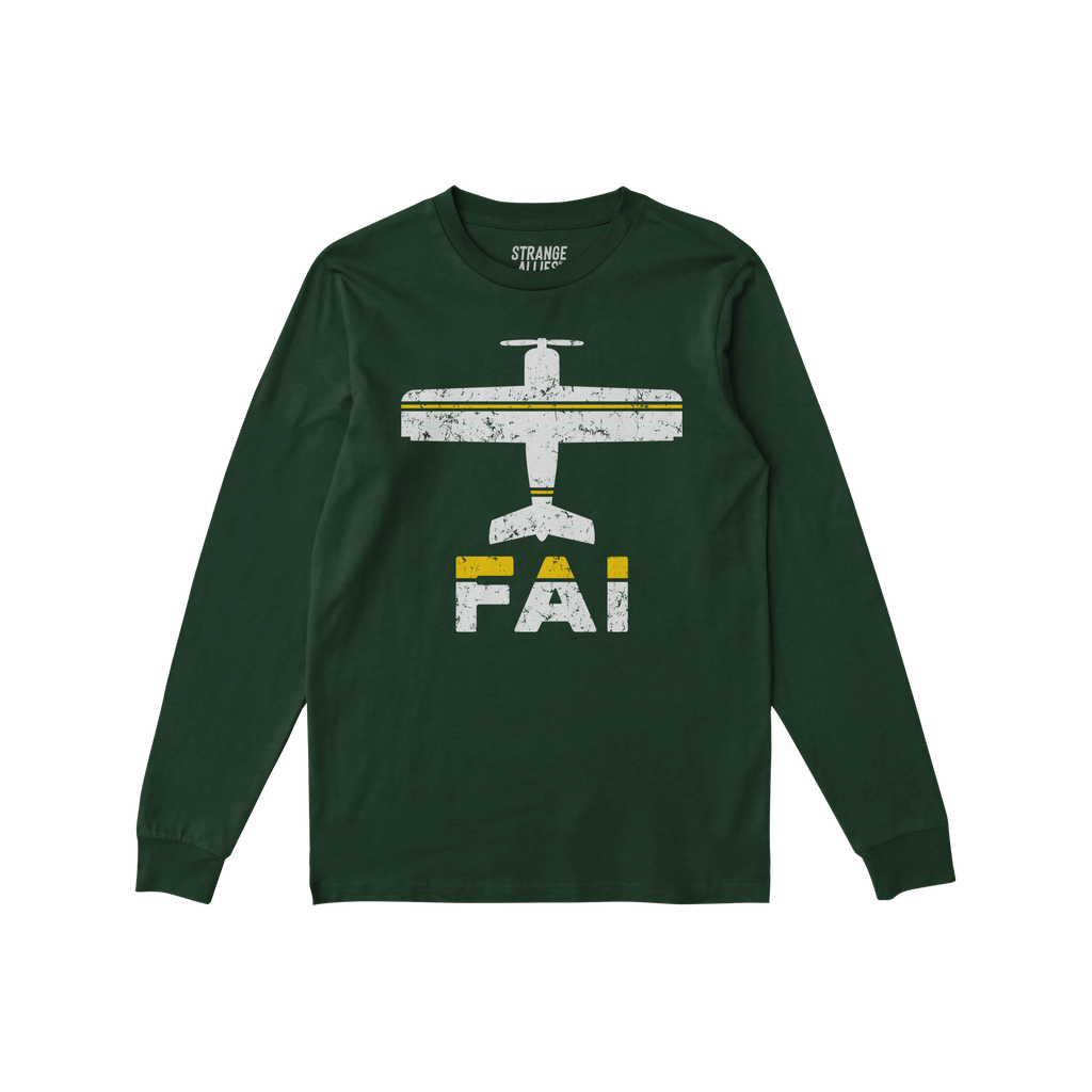 Fairbanks FAI Airport Long Sleeve T-shirt