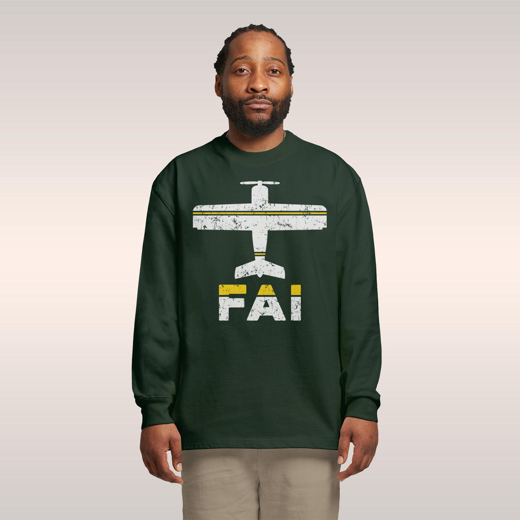 Fairbanks FAI Airport Long Sleeve T-shirt